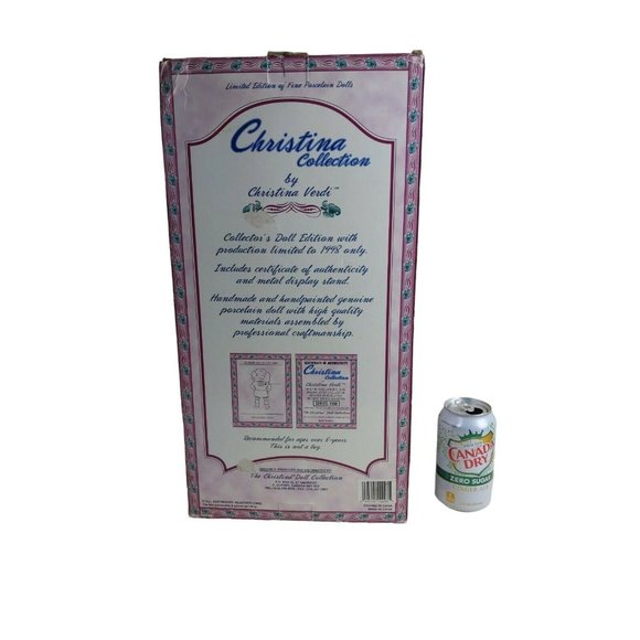 The Christina Collection by Christina Verdi-Porcelain Doll Ltd Edition 1998 16" - Picture 5 of 7